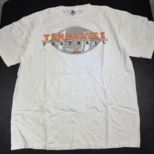 Vintage Adidas Tennessee Volunteers 90s White‎ Shirt Mens L NCAA Football